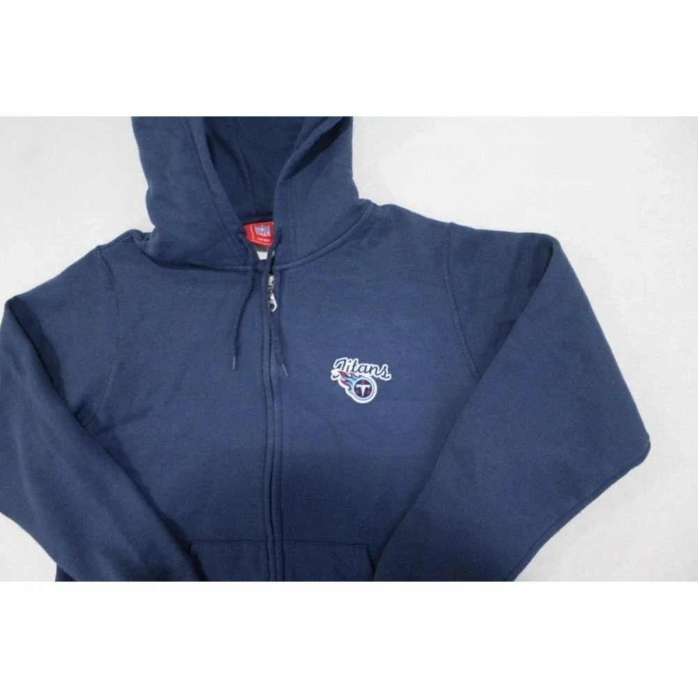 NFL Women Blue Hoodie Sweater Tennessee Titans Size Large